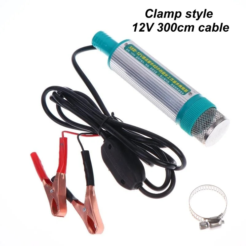 12V/24V DC Submersible Fuel Transfer Pump 30L/Min | Oil Water Fuel Transfer Pump Qst A 12V Pump 300cm