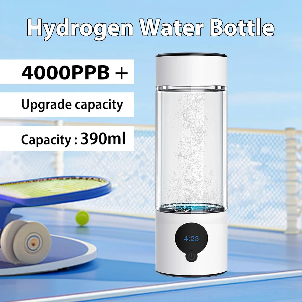 SUYZEKO Hydrogen Water Cup 6000ppb H2 Generator – 390ml Hydrogen Water Generator Qst