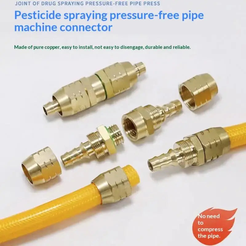 Copper High-Pressure Water Pipe Joint Repair Extension Adapter Pipe Fitting Adapter Qme