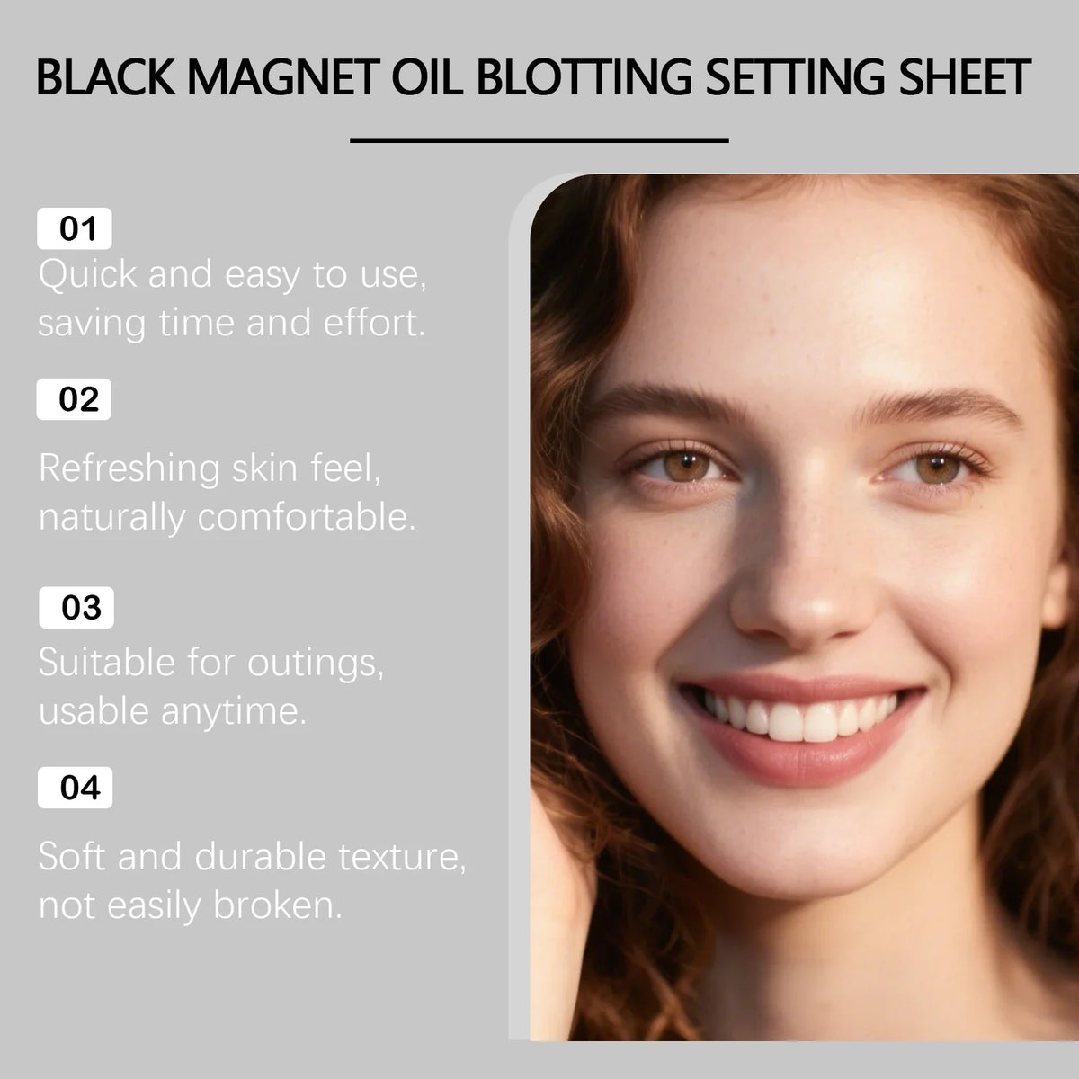 Oil Blotting Papers with Mirror – Shine Control | Qme Oil Blotting Papers Qme