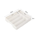 4/5 Compartment Cutlery Drawer Organizer Tray – Easy Clean Drawer Organizer Tray Qst L