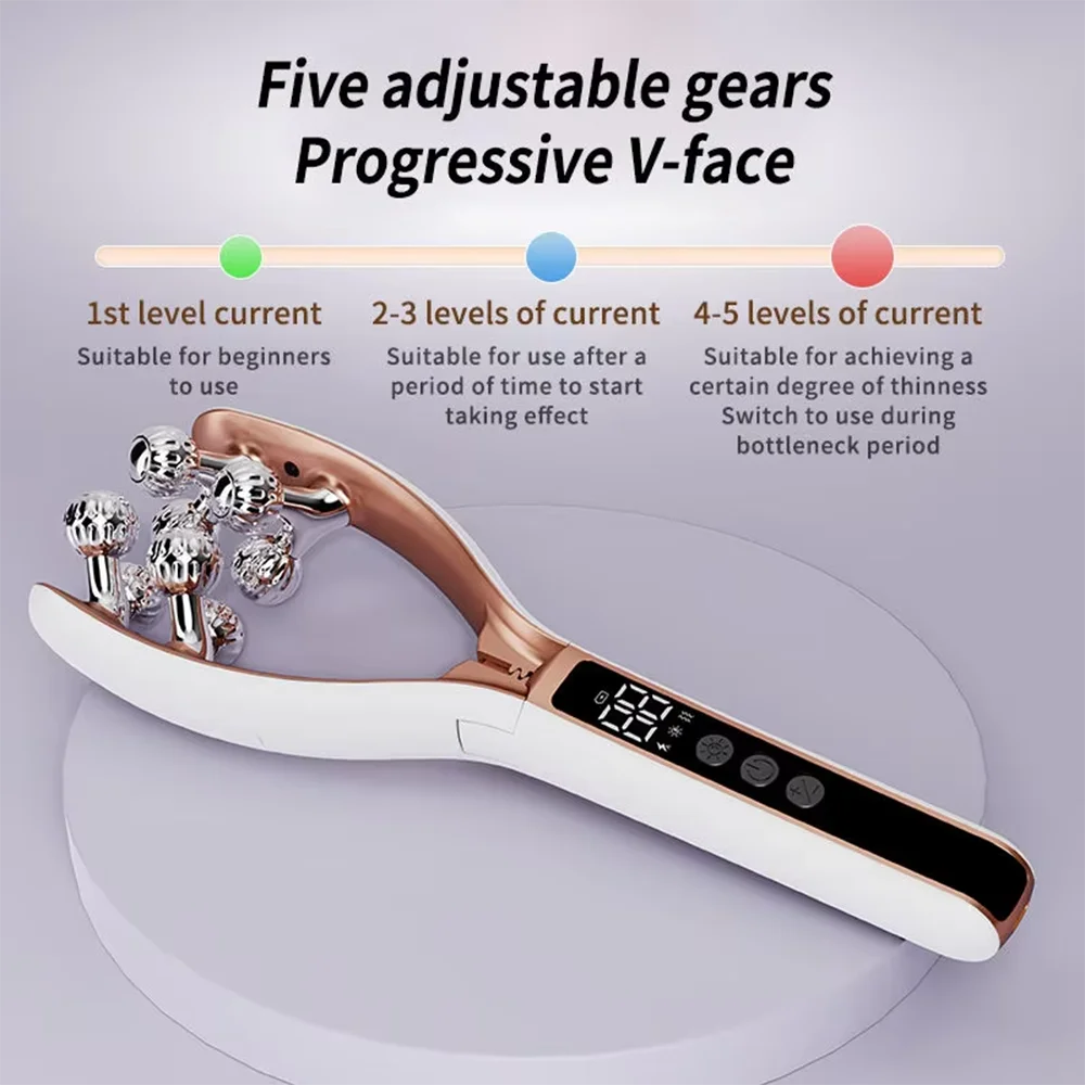 RF EMS Microcurrent Face Roller – Lifting & Firming Beauty Device Face Lifting Massager Qst