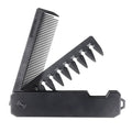2-in-1 Folding Pocket Comb – Wide & Fine Tooth Hair & Beard Folding Hair Comb Qst 1pcs