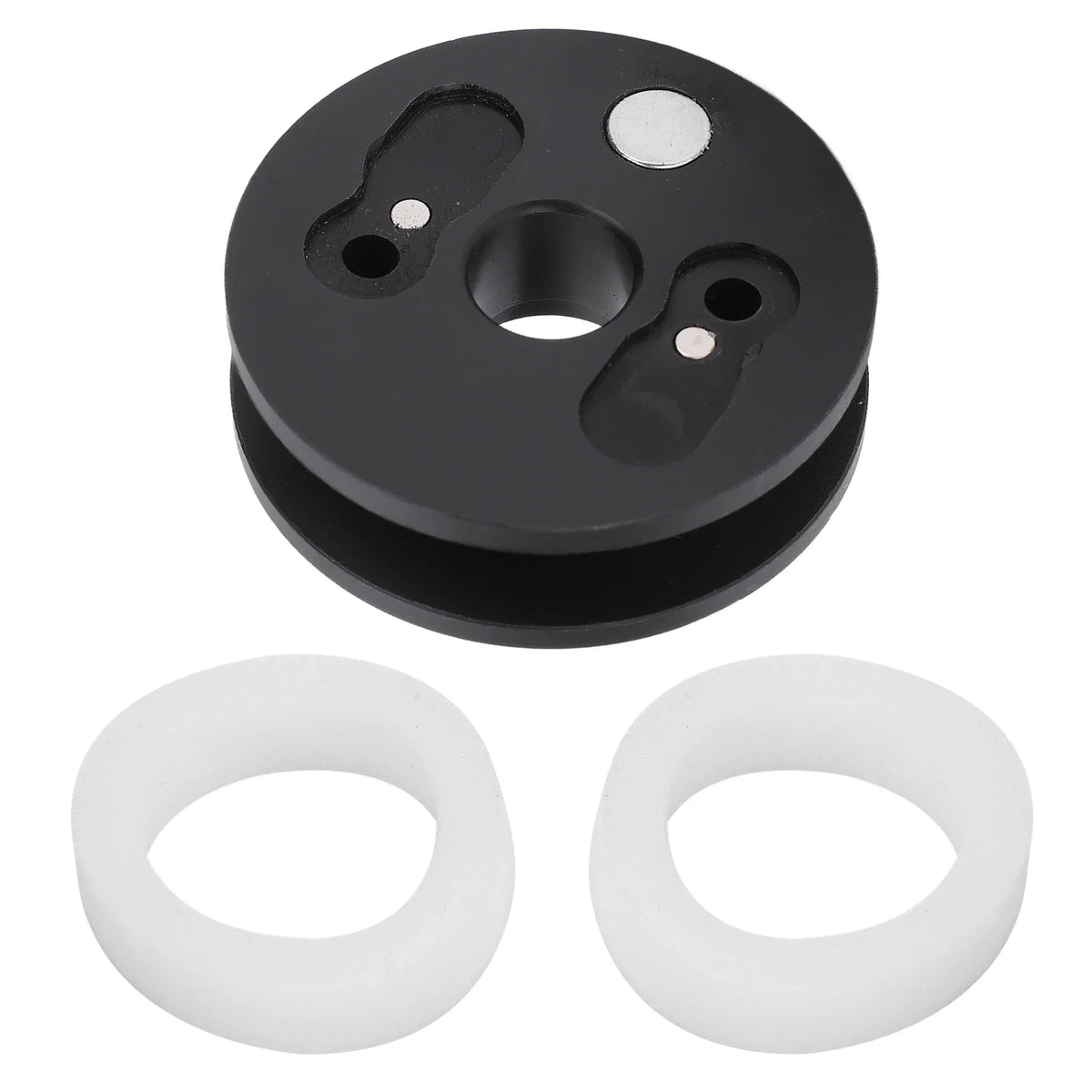 Bike Chain Roller Tensioner & Cleaning Tool – MTB & Road Bike Maintenance Tool Qme black