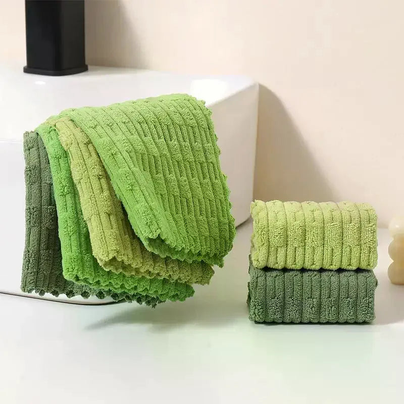 Microfiber Dish Cloths | Multipurpose Dishwashing Towels 12 Colors Microfiber Dish Cloths Qme