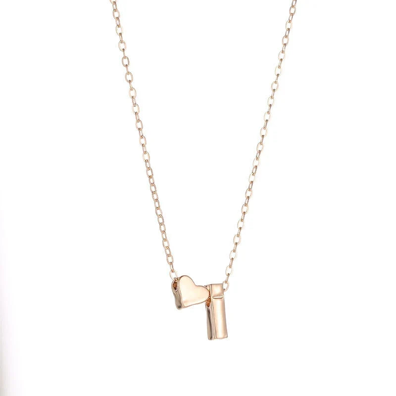 Dainty Initial Letter Choker Necklace – 26 Letters & Colors Initial Choker Necklace Qme