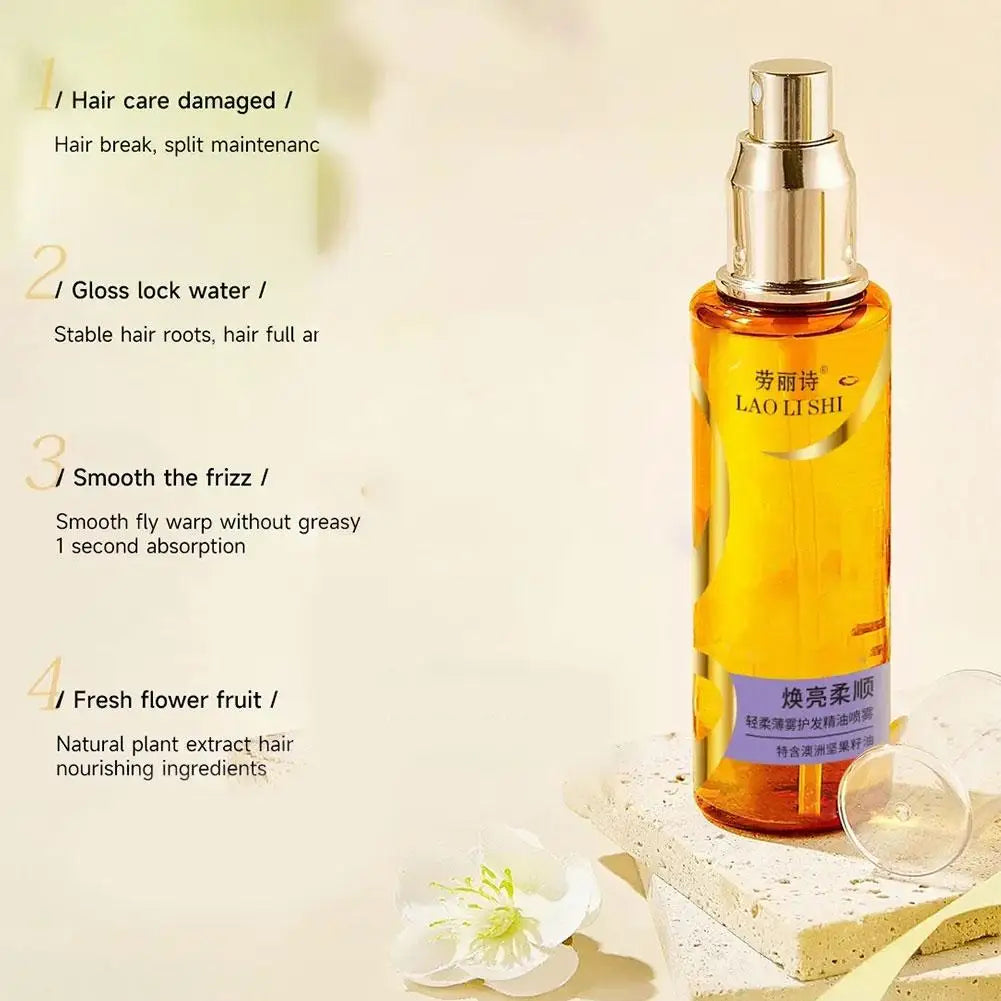 1-2 Shine Hair Serum – Lightweight Oil Hydrating Mist Hair Oil Serum Qme
