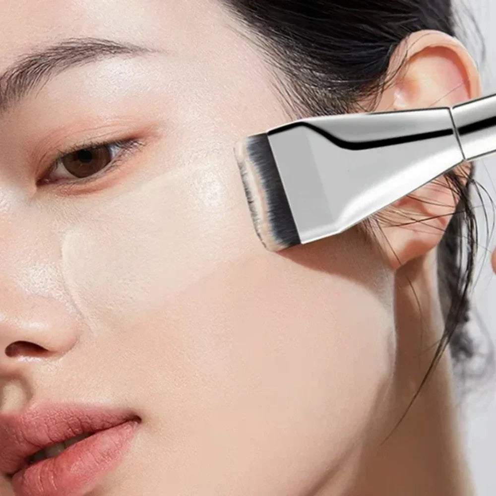 Ultra-Thin Foundation Brush | Korean Makeup Tool for Flawless Skin Makeup Brush Qme