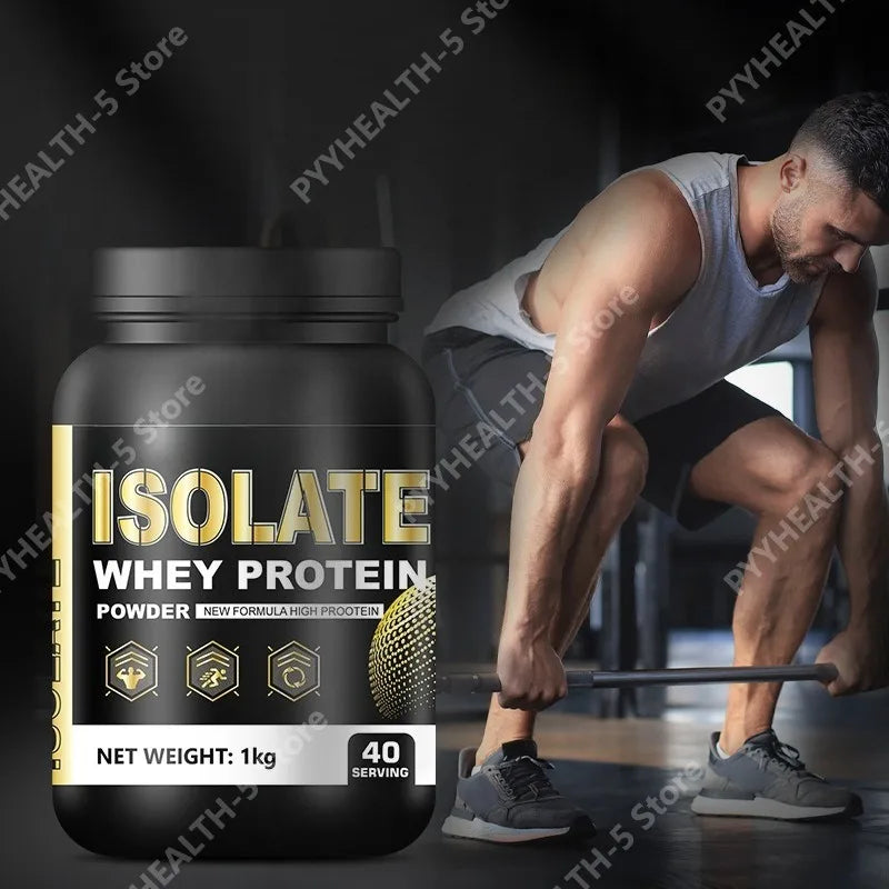 Whey Protein Isolate Powder Non-GMO Gluten Free 1000g 40 Servings Protein Powder Qst