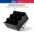 Coffee Station Organizer with Removable Stand & Caddy Countertop Organizer Qst black