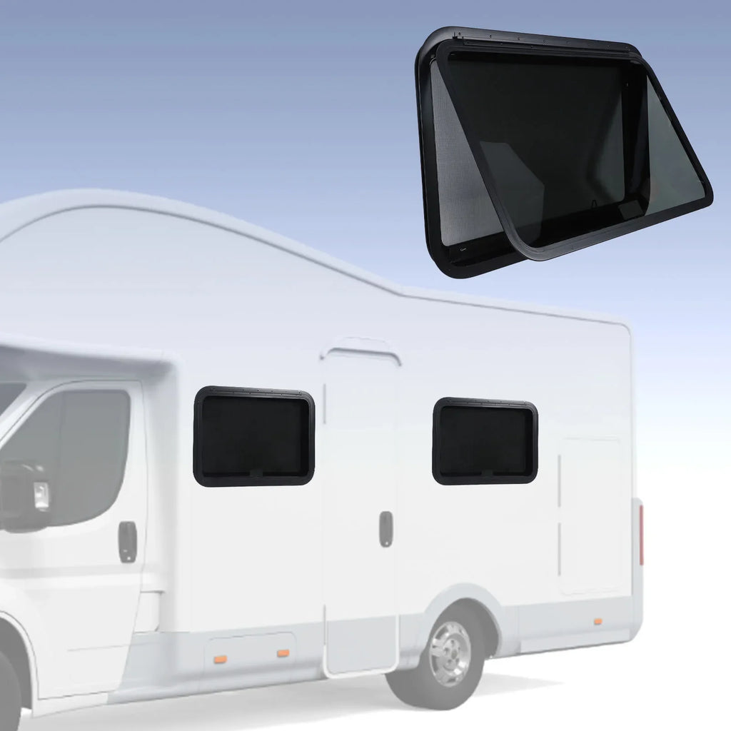 RV Exit Emergency Window 914mm Rust-Proof Aluminum UV Tempered Glass RV Egress Window Qme