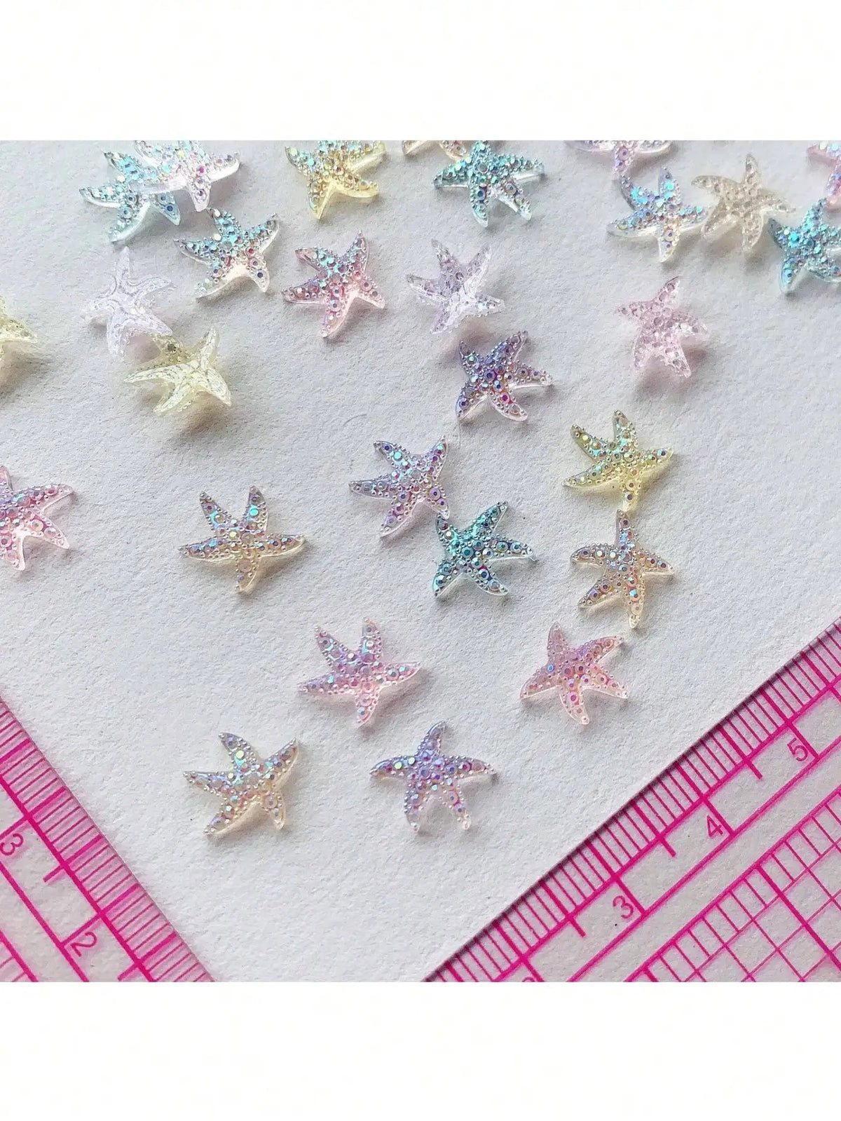 Ocean Sea Star Shell 3D Nail Art Decorations 50pcs | Qme 3D Nail Decorations Qme 200pcs
