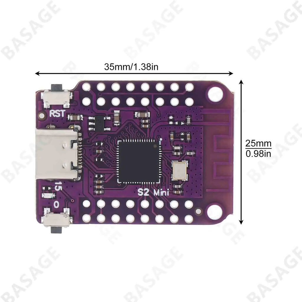 ESP32-S2 Mini WiFi IoT Board | 4MB Flash Type-C Arduino IoT Development Board Qme