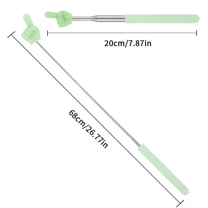 Retractable Telescopic Teacher Pointer Stick – Stainless Steel Telescopic Pointer Stick Qme