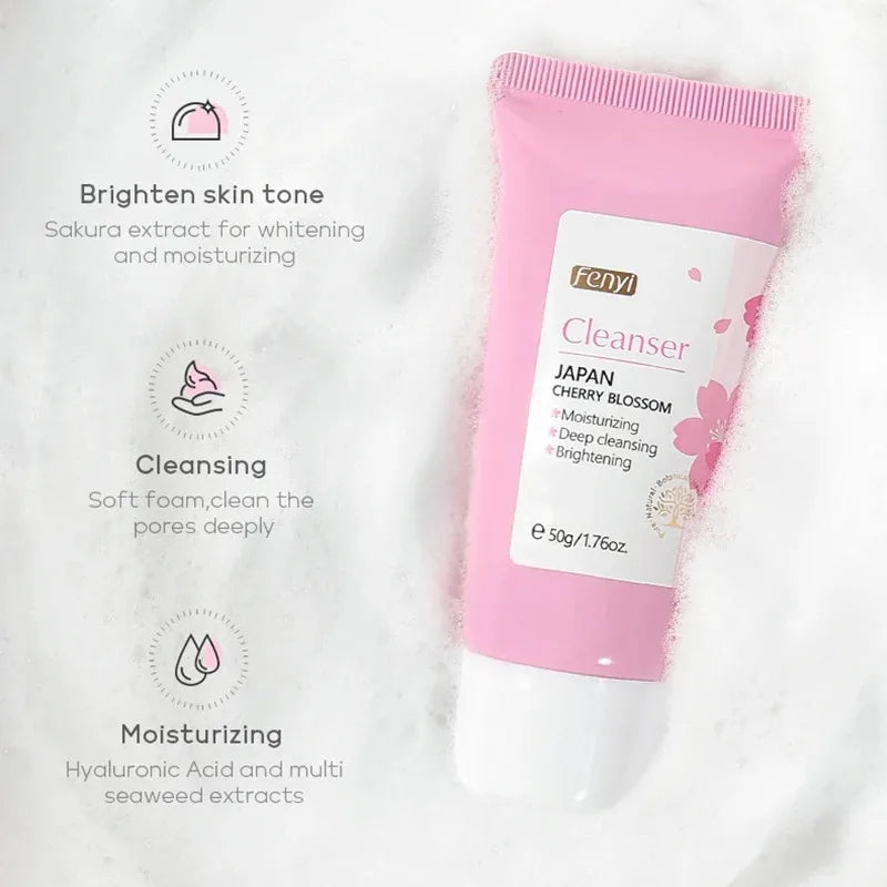REAROYA Vitamin C Foam Face Cleanser – Brighten & Deep Clean Facial Cleanser Qst