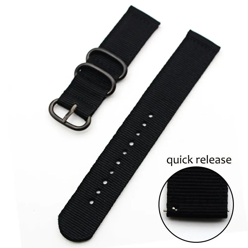 Nylon Sport Watch Band 20mm – Samsung, Amazfit & Garmin Sport Watch Band Qme