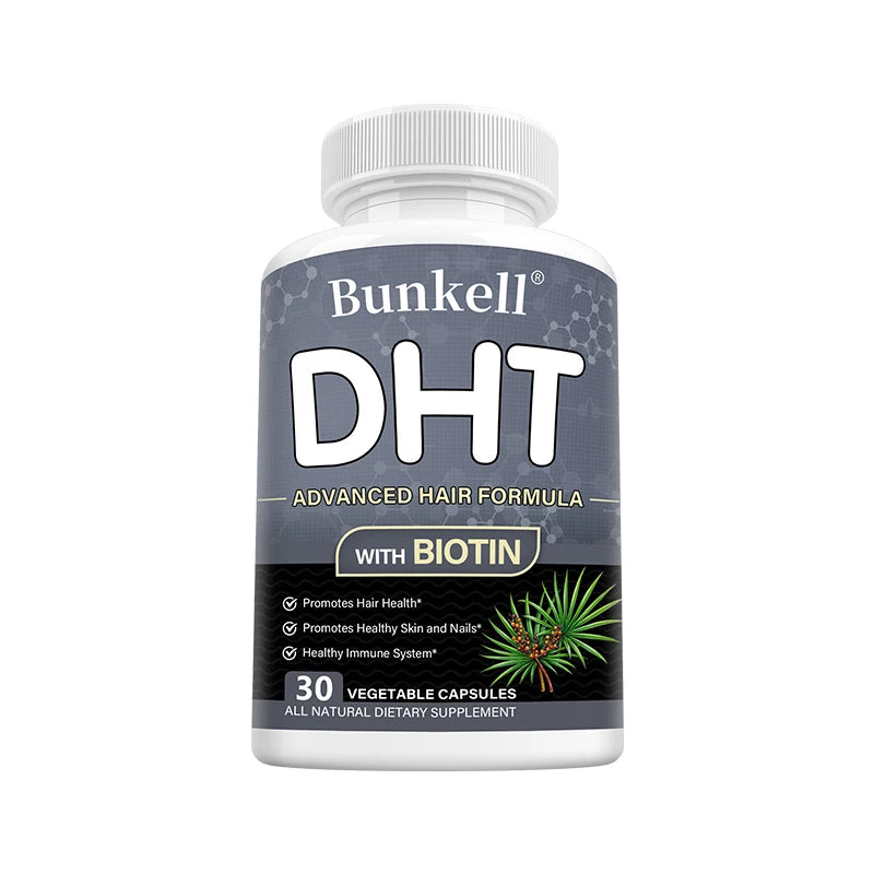 DHT Blocker with Biotin – Hair, Skin & Nail Supplement Hair Growth Supplement Qst 30 count-1 bottle