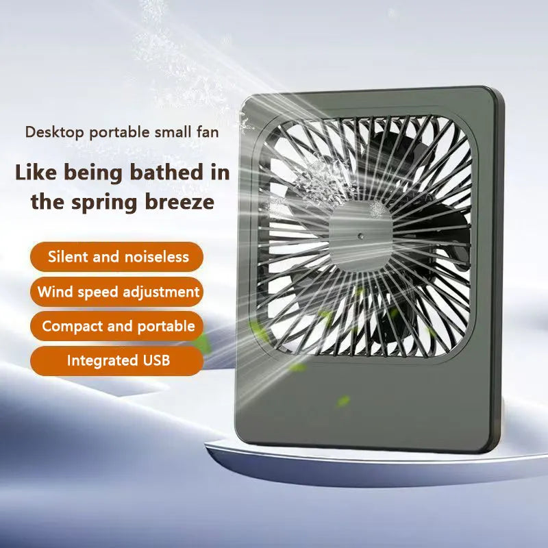Portable Mini USB Desktop Fan – Quiet Cooling for Home & Office USB Desktop Fan Qst