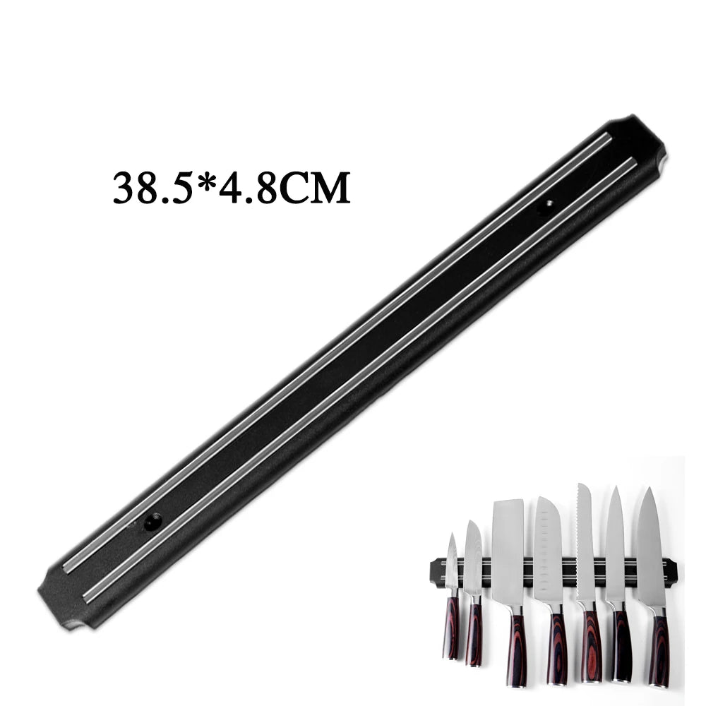 XITUO Magnetic Knife Holder Wall Mount Strip – 3 Sizes Magnetic Knife Strip Qst style A