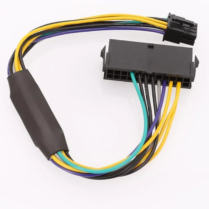 ATX 24-Pin to 8-Pin PSU Adapter Cable for Dell Optiplex PSU Power Adapter Cable Qme 1pc
