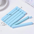 Colorful Plastic Food Bag Sealing Clips – 10pcs Kitchen Food Bag Clips Qme Blue