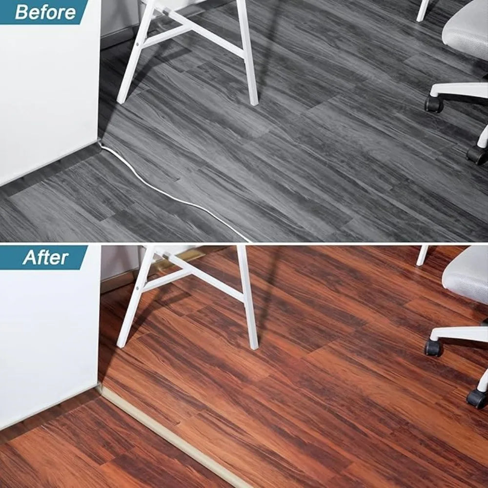 Arc Floor Cable Protector Flexible PVC Self-Adhesive Wire Tray Floor Cable Protector Qme