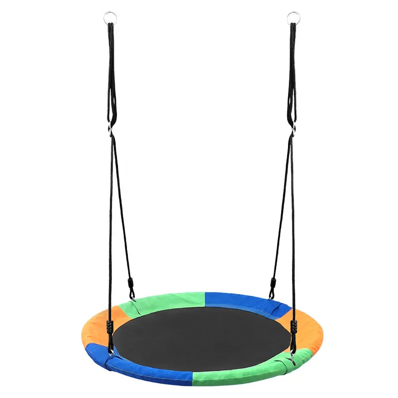 600D Oxford Round Rope Swing – Outdoor Kids Hanging Seat Outdoor Rope Swing Qst colorful