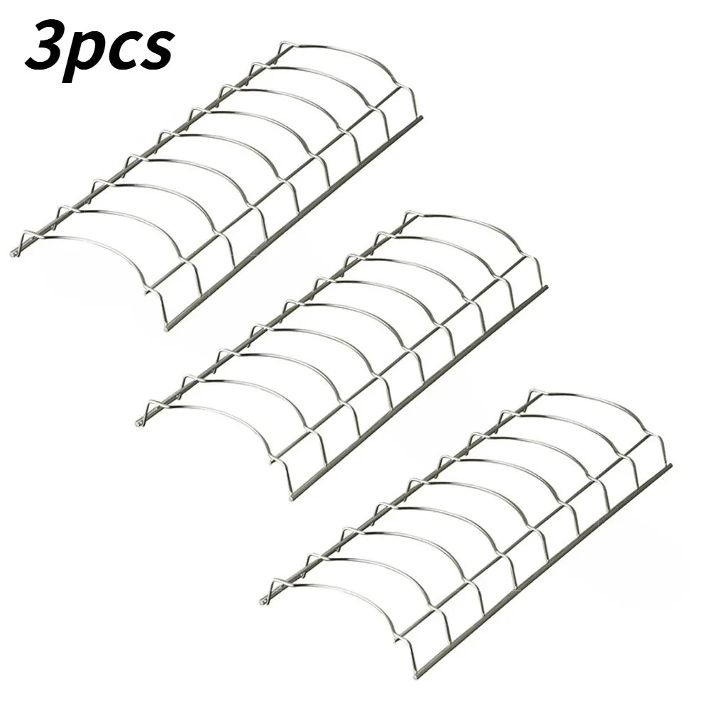 Stainless Steel Kitchen Drying Rack | Space-Saving Organizer Kitchen Drying Rack Qme Bowl Rack 3pcs