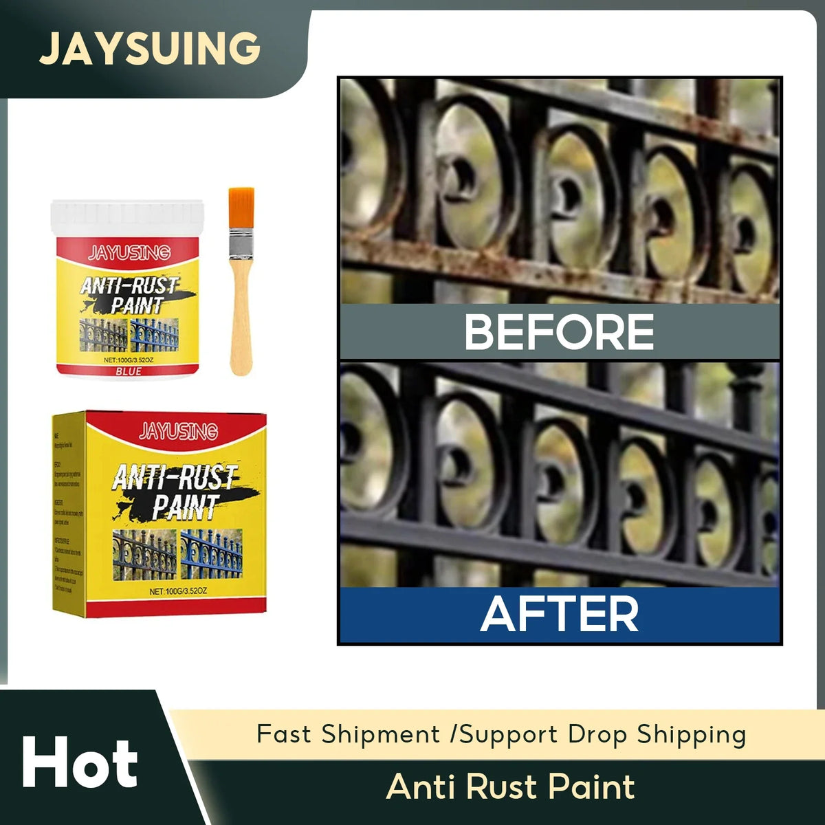 Water-Based Rust Converter & Metal Renovation Primer | Qme Rust Converter Primer Qme