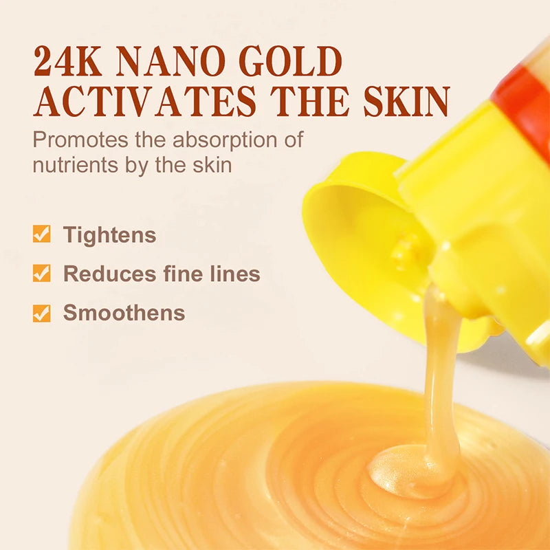 AUQUEST 24K Gold Peel-Off Face Mask – Deep Cleansing & Glow Peel-Off Face Mask Qst