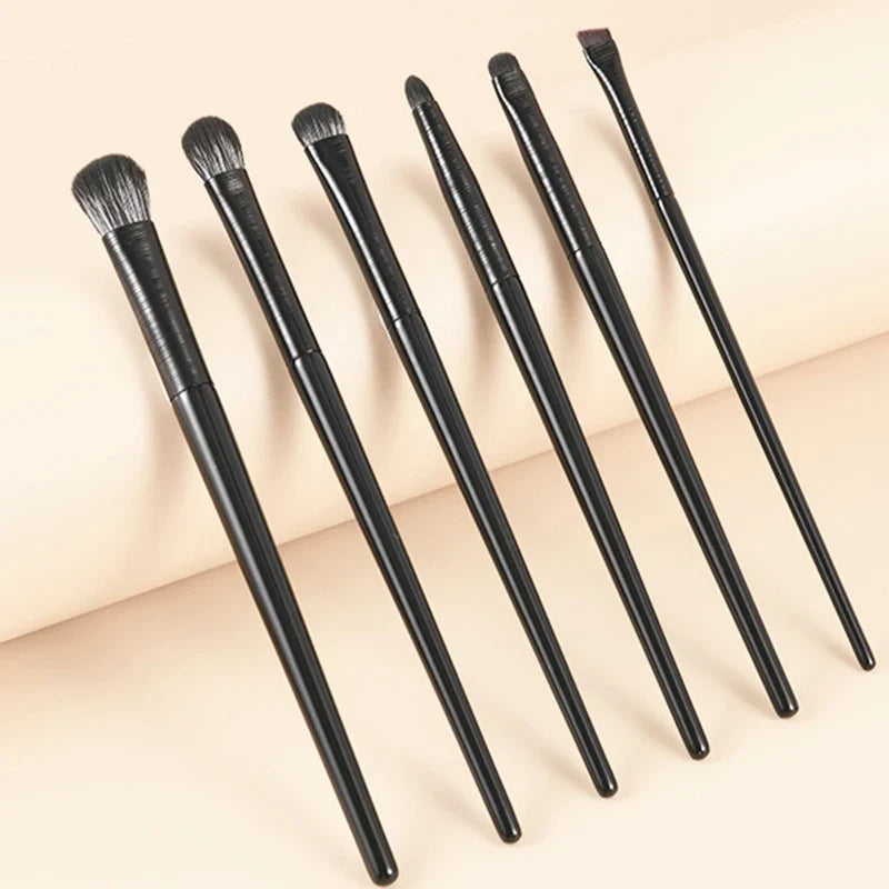 6-Piece Professional Eye Makeup Brush Set – Soft Bristle Eye Makeup Brush Set Qme