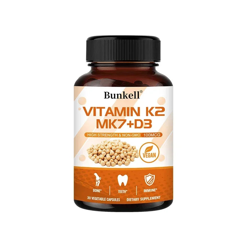 ZENVITALIZE Vitamin K2 MK7 + D3 – Bone & Heart Support Vitamin Supplement Qst 30 count-1 bottle