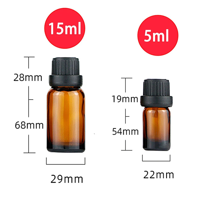 5/15ml Leakproof Aroma Essential Oil Inhaler Dispenser Bottle Essential Oil Inhaler Qst