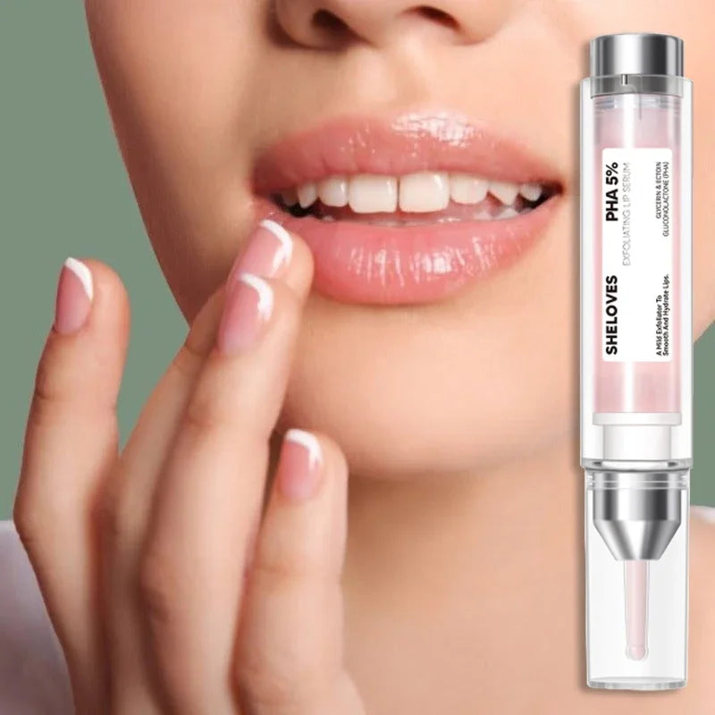 PHA 5% Exfoliating Lip Serum – Nourishing & Plumping 10ml Lip Serum Qst