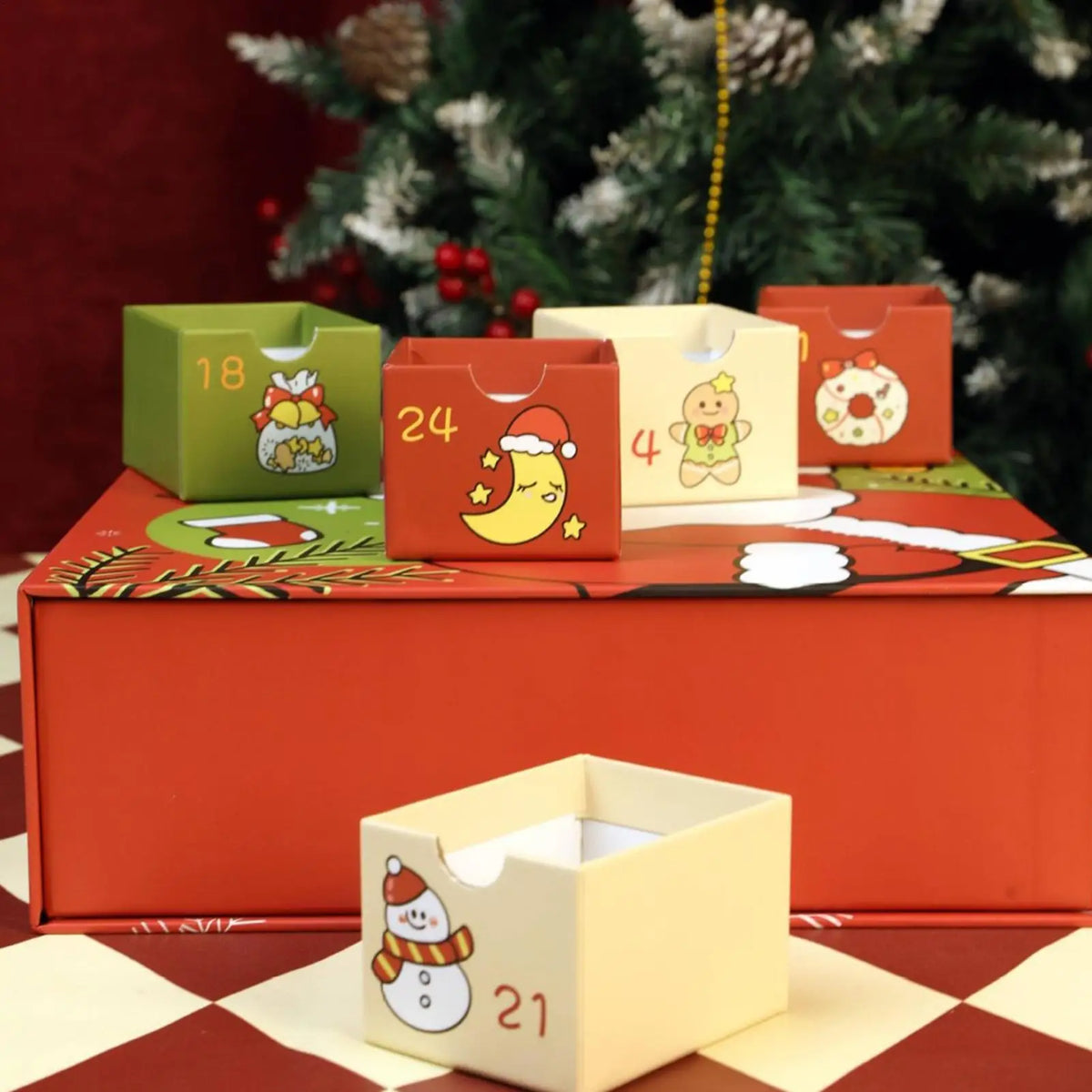24-Day Fillable Advent Calendar Boxes 2025 Christmas Advent Calendar Set Qme