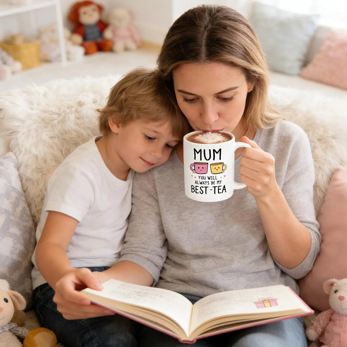Funny Ceramic Coffee Mug – Cute Non-Slip Cup, Home Decor Gift Ceramic Coffee Mug Qme
