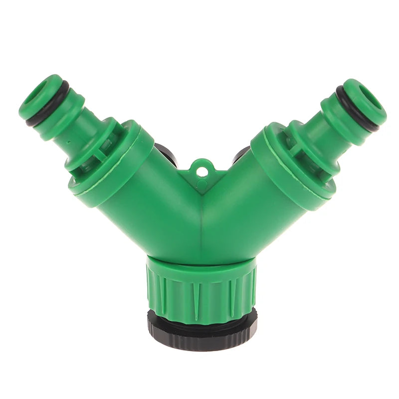 Y-Type 2-Way Garden Hose Splitter Valve – 3/4" Thread Garden Hose Splitter Qst