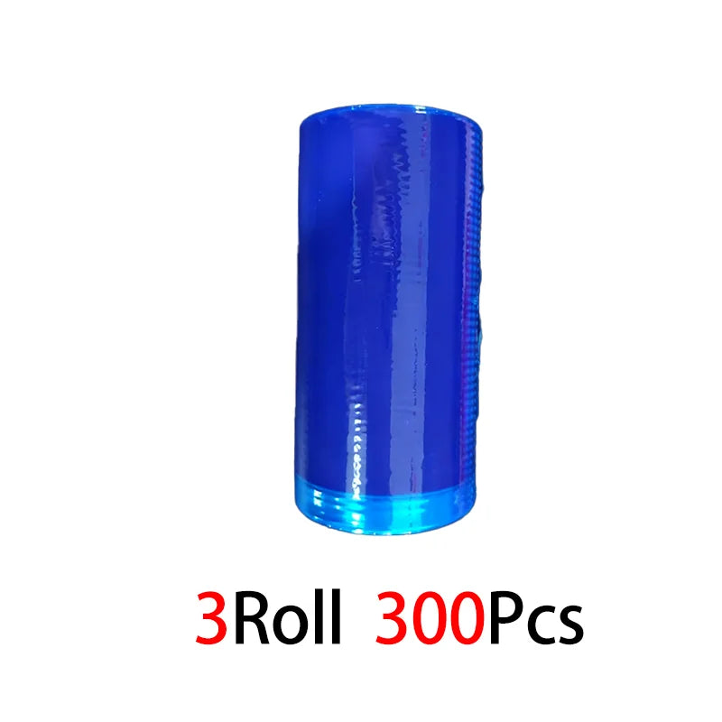 Silicone Anti-Stick Oil Film Sheet Moisture-Proof 100 Pack Silicone Liner Sheet Qme 3rolls-blue 15M 10mm