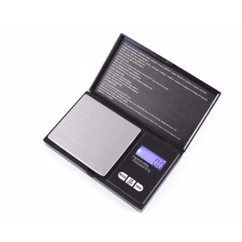 Mini Digital Pocket Jewelry Scale – 0.01g Stainless Steel Digital Pocket Scale Qme