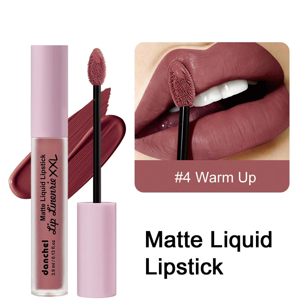 Matte Liquid Lip Gloss 16H Long Wear Transfer-Proof Arrow Tip Matte Liquid Lip Gloss Qst 04