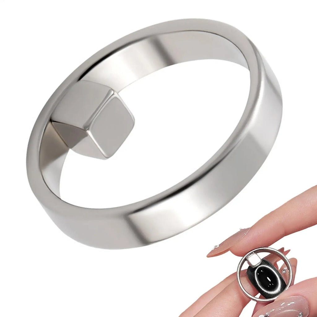 Magnetic Nail Art Ring Tool | Portable Cat-Eye Gel Magnet Nail Art Magnet Qme