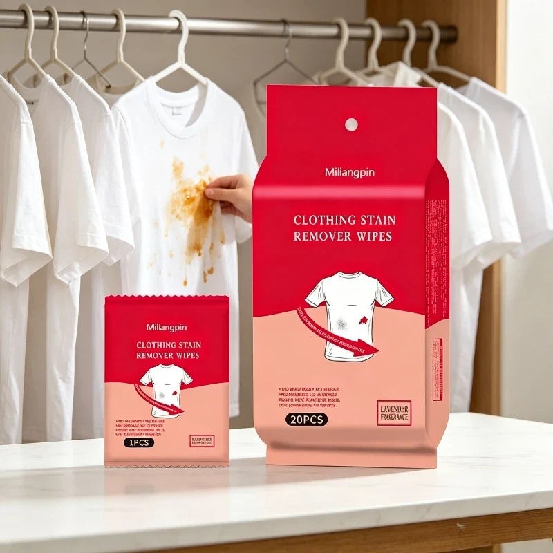 No-Rinse Stain Remover Wipes – Jackets, Shoes & Clothes Stain Remover Wipes Qme