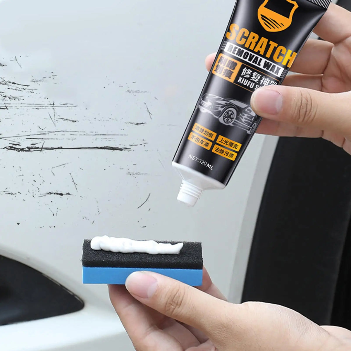 Car Scratch Repair Paste & Polishing Wax – Swirl Remover Car Scratch Repair Paste Qme