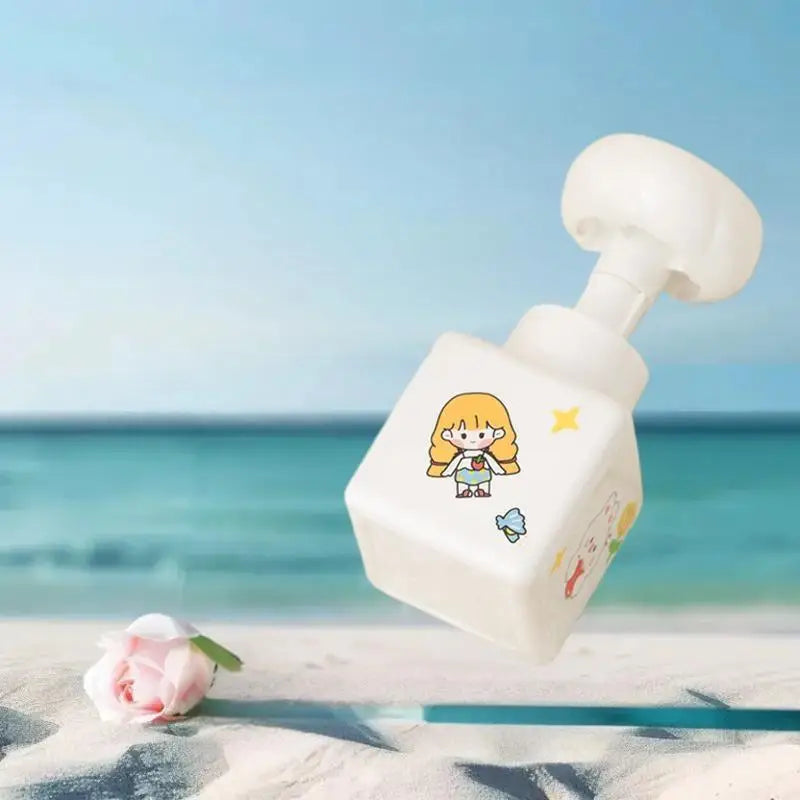 Flower-Shaped Foam Pump Dispenser Bottle | Soap & Shampoo Foam Soap Dispenser Qme