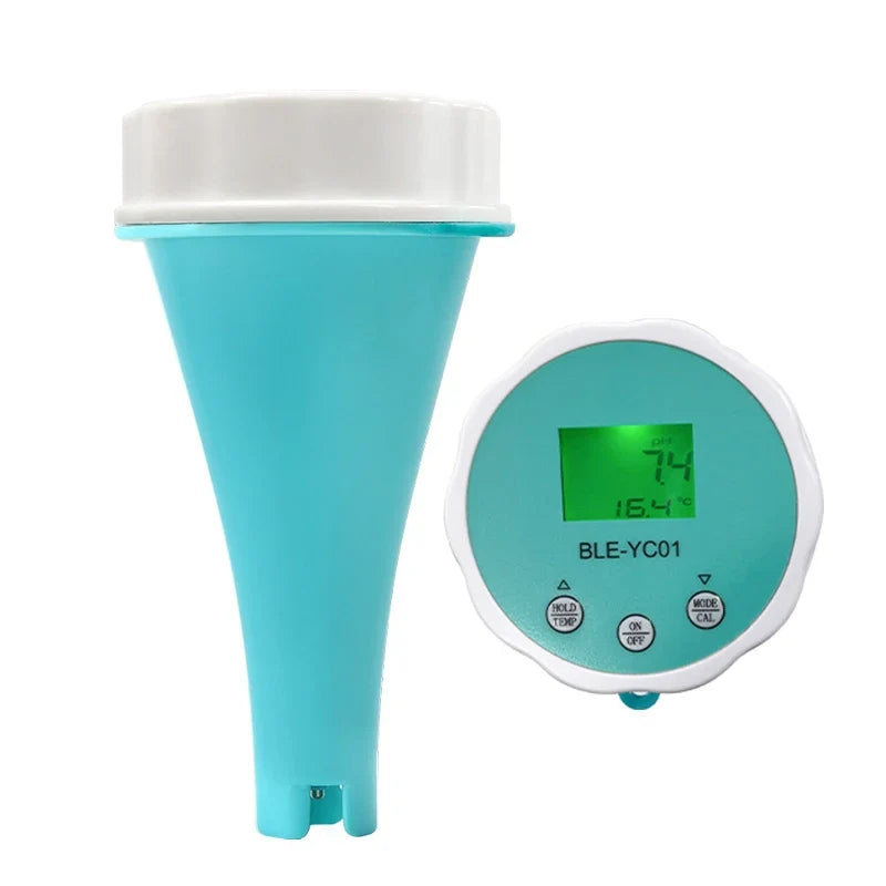 6-in-1 Water Quality Tester – pH ORP EC TDS Chlorine Bluetooth Water Quality Meter Qme