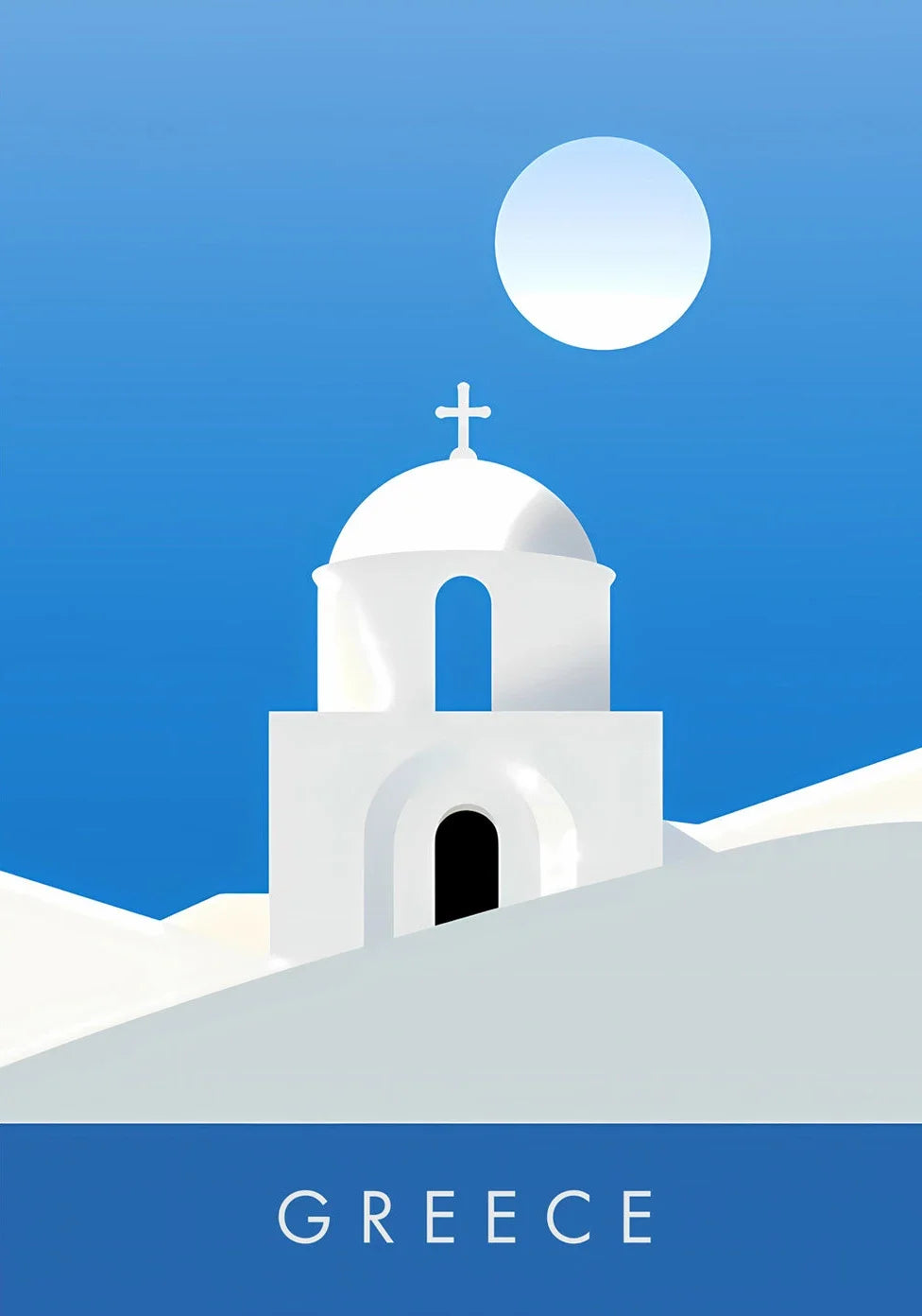 Travel Destinations Canvas Wall Art – Greece Rome Holland Print Canvas Wall Art Qst P11 20x30cm Unframed