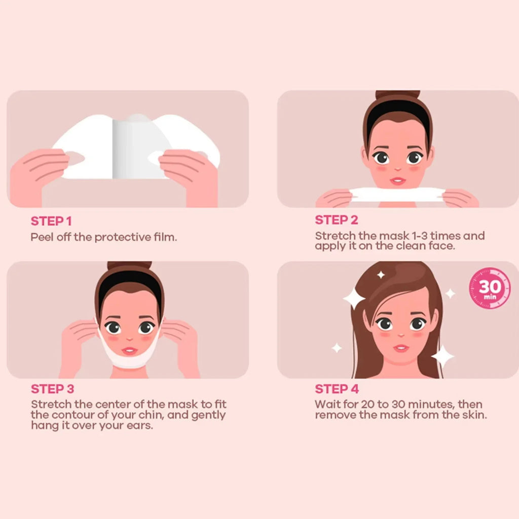 V-Shape Firming Face-Lift Slimming Mask | Chin Contouring Face Contouring Mask Qme