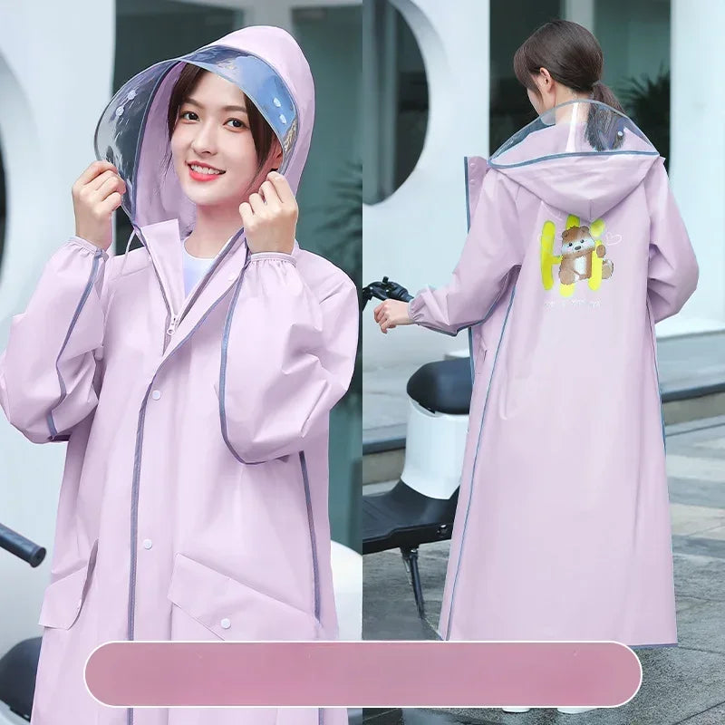 Full Body Raincoat for Electric Vehicles & Motorcycles | Qme Motorcycle Raincoat Qme