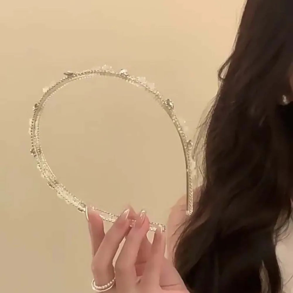 Princess Crystal Rhinestone Headband – Elegant Hair Hoop Crystal Hair Headband Qme
