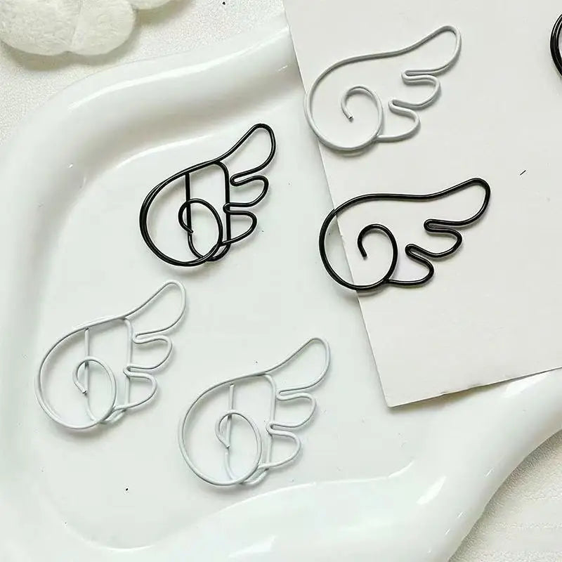 Angel Wing Decorative Metal Paper Clips – School & Office Decorative Paper Clips Qme